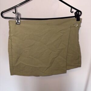 Dynamite Olive Green Skort